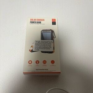 Outdoor Solar Power Bank with Flashlight